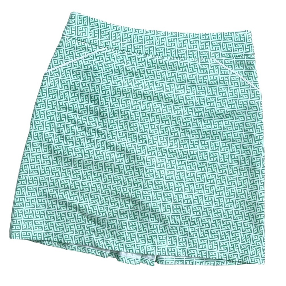 Peter Millar Teal Geometric Women Skorts